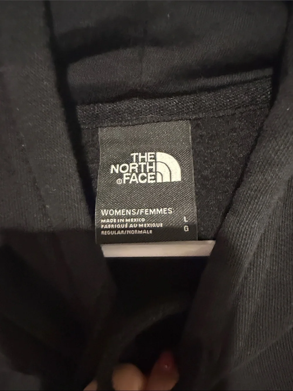 The North Face Black Pullover Hoodie with Red Logo